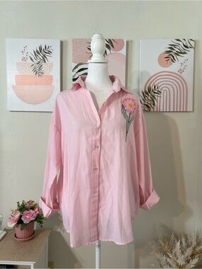 Vintage coconut row palm beach shirt